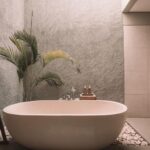 Luxurious Four-Bedroom House with Roman Stone Bath House