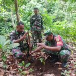 Penanaman Pohon Serentak Di Wilayah Kodam II/Sriwijaya.