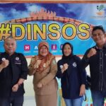 Ketua IWO Indonesia Kabupaten Pringsewu, Sirli Patih Jaya Kekhama Bersama Anggotanya Audensi Ke Dinas Sosial