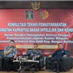Tingkatkan Intelijen dan Kehumasan, Lapas Pangkalpinang Ikuti Kegiatan KONTEKS Pemasyarakatan