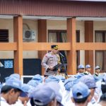 Pejabat Polres Pringsewu Jadi Pembina Upacara Berikan Motivasi dan Ajak Pelajar Jauhi Kenakalan Remaja