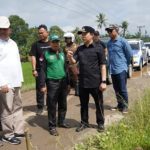 Pj.Bupati Pringsewu Tinjau Jalan Rusak di Kecamatan Banyumas