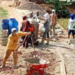 Realisasikan Dana Desa Tahap 1 Tahun Anggaran 2024, Pekon Bandung Baru Barat Bagun Rabat Beton.