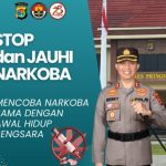 Polres Pringsewu Menghimbau Masyarakat Untuk Menjauhi Narkoba.