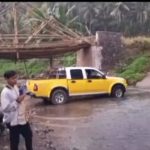 Masyarakat Pekon Kedaung Kabupaten Pringsewu Pinta Agar Pemerintah Perbaiki  Jembatan Yang Rusak