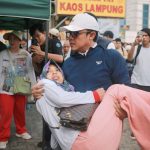 Selamatkan Peserta saat CFD di Bandarlampung, Jiwa Sosial Bacabup Lampung Tengah Tuai Pujian Masyarakat