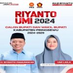 Calon Bupati dan Wakil Bupati Pringsewu, H. Riyanto Pamungkas dan Umi Laila, Resmi Diusung Gerindra dan PKS untuk Pilkada 2024