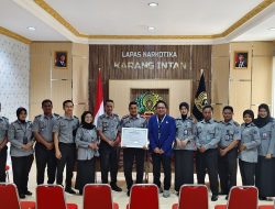 Klinik Pratama Lapas Narkotika Karang Intan Berhasil Raih Akreditasi Paripurna