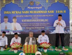 Kakanwil Ditjenpas Kalsel Hadiri Peringatan Isra Mi’raj, Dukung Pembinaan Keagamaan di Lapas Narkotika Karang Intan