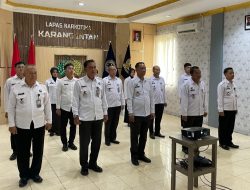 Lapas Narkotika Karang Intan Ikuti Apel Pagi Bersama Kementerian Koordinator, Mantapkan Sinergi dan Reformasi Hukum