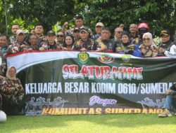 Bikers FKPPI Jawa Barat Gelar Silaturahmi bersama Kodim 0610/Sumedang