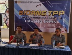 Gelar Sidang TPP Bagi Warga Binaan, Ini Sambutan Kalapas Narkotika Karang Intan