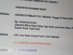 Mencurigakan!!! Pelaksana Pembangunan Jembatan Pati Bubur 6 Diduga Alergi Dengan Kehadiran Wartawan