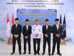 Empat Pegawai Lapas Narkotika Karang Intan Resmi Sandang Status PNS
