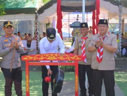 Semangat Pembinaan; Lapas Narkotika Karang Intan Ikuti Upacara HAN dan Perkemahan Satya Dharma Bhakti Pemasyarakatan