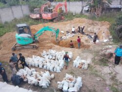 Diluar Nurul ! Ratusan Ton Pasir Timah Ditemukan Tersembunyi Dalam Gudang di Desa Nadi