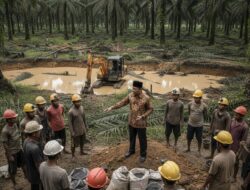 Benarkah Info Koordinator Aktifitas Tambang Timah Didalam Kebun Sawit, Diduga Justru Oknum Kades Bulay?