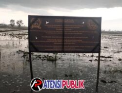 Bosan Ahirnya Masyarakat Pasang Plang Keadilan di Tanah  Korban