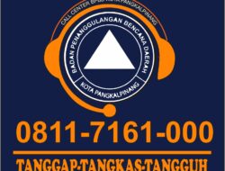 Pangkalpinang Sedang Hadapi Cuaca Ekstrem ; Bagi Warga Terdampak, Ini Nomor Hotline BPBD Pangkalpinang 