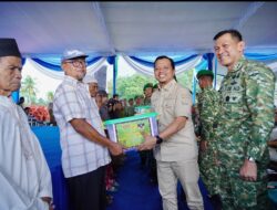 Pangdam XXI/Raden Inten Resmikan Jembatan Gantung Garuda Tahap II di Pringsewu