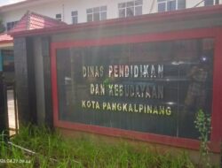 Problem Anak Putus Sekolah, Diknas Pendidikan Pemkot Pangkalpinang Sudah Lakukan Hal Ini