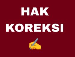 HAK KOREKSI Narasumber Staff Kantor Kesyahbandaran dan Otoritas Pelabuhan Pangkalbalam 