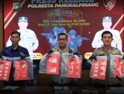 War On Drugs at Pangkalpinang : 223,78 gram Sabu 502 Ineks dan 3 Tersangka Diringkus Petugas 