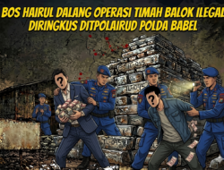HEBAT ! Ditpolairud Polda Babel Berhasil Amankan 4,9 Ton Balok Timah Ilegal Milik Bos Hairul Pagarawan