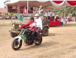 Ketua APDESI Pardasuka Dedi Irawan Kawal Langsung Karnaval HUT RI ke-81, Moge di Barisan Terdepan