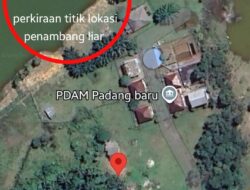 BAHAYA !! Modus Nambang Malam : Kolong PDAM Padang Baru Jadi Incaran Penambang Liar 
